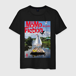 Футболка хлопковая мужская MoMo - Юные моряки, цвет: черный