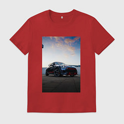 Мужская футболка Авто на фоне неба