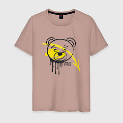 Мужская футболка Медведь в стиле urban