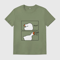 Мужская футболка Орущий гусь