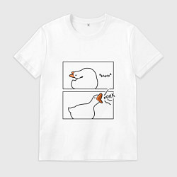 Мужская футболка Орущий гусь