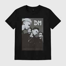 Футболка хлопковая мужская Depeche Mode 90 Violator, цвет: черный