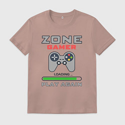 Мужская футболка Зона геймера загрузка