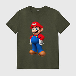 Мужская футболка Марио стоит
