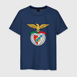 Футболка хлопковая мужская Benfica club, цвет: тёмно-синий