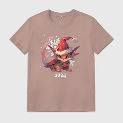 Мужская футболка Happy Dragon year 2024