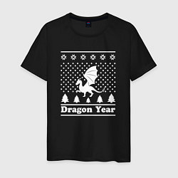 Мужская футболка Sweater dragon year