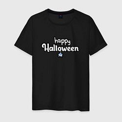 Мужская футболка Happy halloween и паук