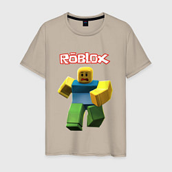 Мужская футболка Roblox бегущий персонаж