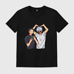 Мужская футболка Сатору и Гето - Магическая битва