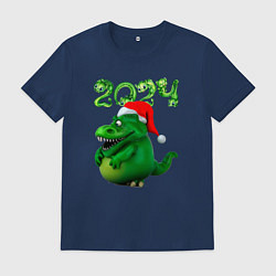 Мужская футболка Толстый дракон 2024