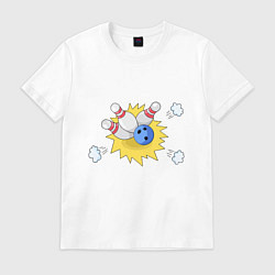 Мужская футболка Боулинг strike