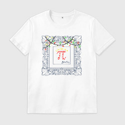 Мужская футболка Мнение на новогодние праздники