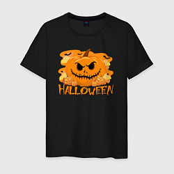 Мужская футболка Orange holiday halloween