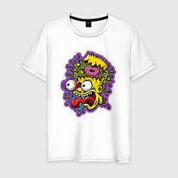 Мужская футболка Insane bart simpson