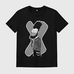 Мужская футболка Static x - Homer Simpson