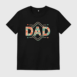 Мужская футболка Папа мозаика