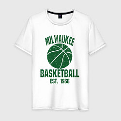 Мужская футболка Milwaukee basketball 1968