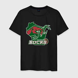 Мужская футболка Milwaukee bucks