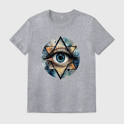 Мужская футболка Акварельный глаз