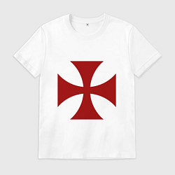 Мужская футболка Крест рыцарей тамплиеров