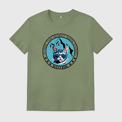 Мужская футболка Лучше гор может быть только котик