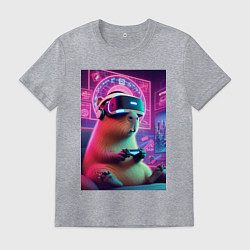 Мужская футболка Каппи в виртуальном шлеме