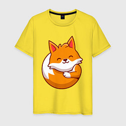 Мужская футболка Orange fox