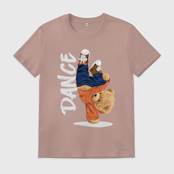 Мужская футболка Плюшевый медвежонок танцор