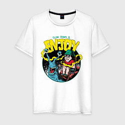 Мужская футболка Верхом на улитке