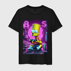 Мужская футболка Bart Simpson - cool gamer