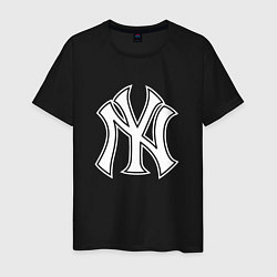 Мужская футболка New York yankees - baseball logo