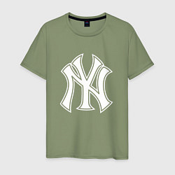 Мужская футболка New York yankees - baseball logo