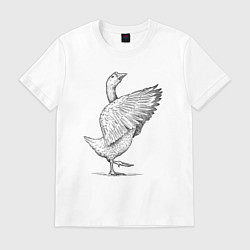 Мужская футболка Гусь встрепенусь