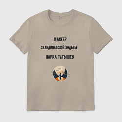 Мужская футболка Мастер скандинавской ходьбы