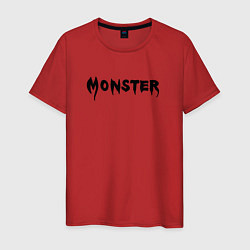 Мужская футболка Monster black