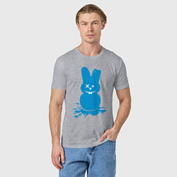 Футболка хлопковая мужская Blue bunny, цвет: меланж — фото 2