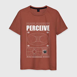 Мужская футболка Perceive streetwear