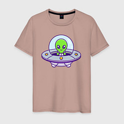 Мужская футболка Green alien