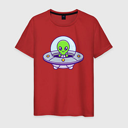 Мужская футболка Green alien