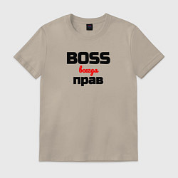 Мужская футболка Boss всегда прав