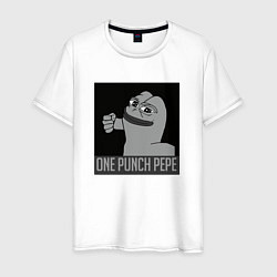 Мужская футболка One punch pepe