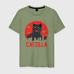 Мужская футболка Catzilla