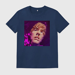 Футболка хлопковая мужская Ловв 66, цвет: тёмно-синий