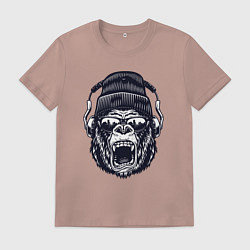 Мужская футболка Music gorilla