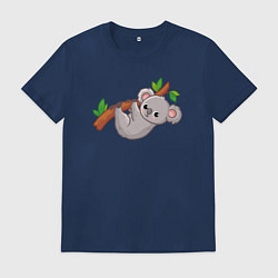 Мужская футболка Милая коала на ветке