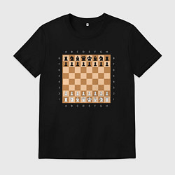 Мужская футболка Доска шахматная