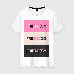 Мужская футболка V Fri END S - friends song