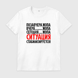 Мужская футболка Ситуация стабилизируется
