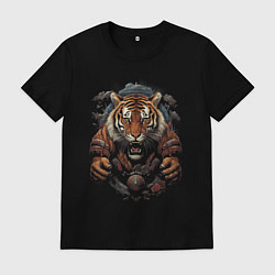 Мужская футболка Тигр Муай Тай в стойке